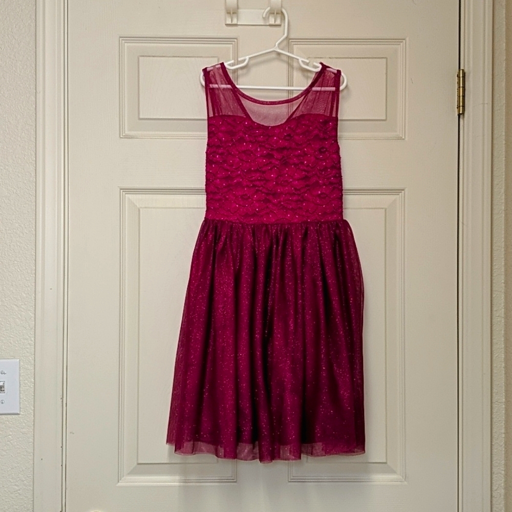 Girls Sparkling Tulle Dress.Size 10.